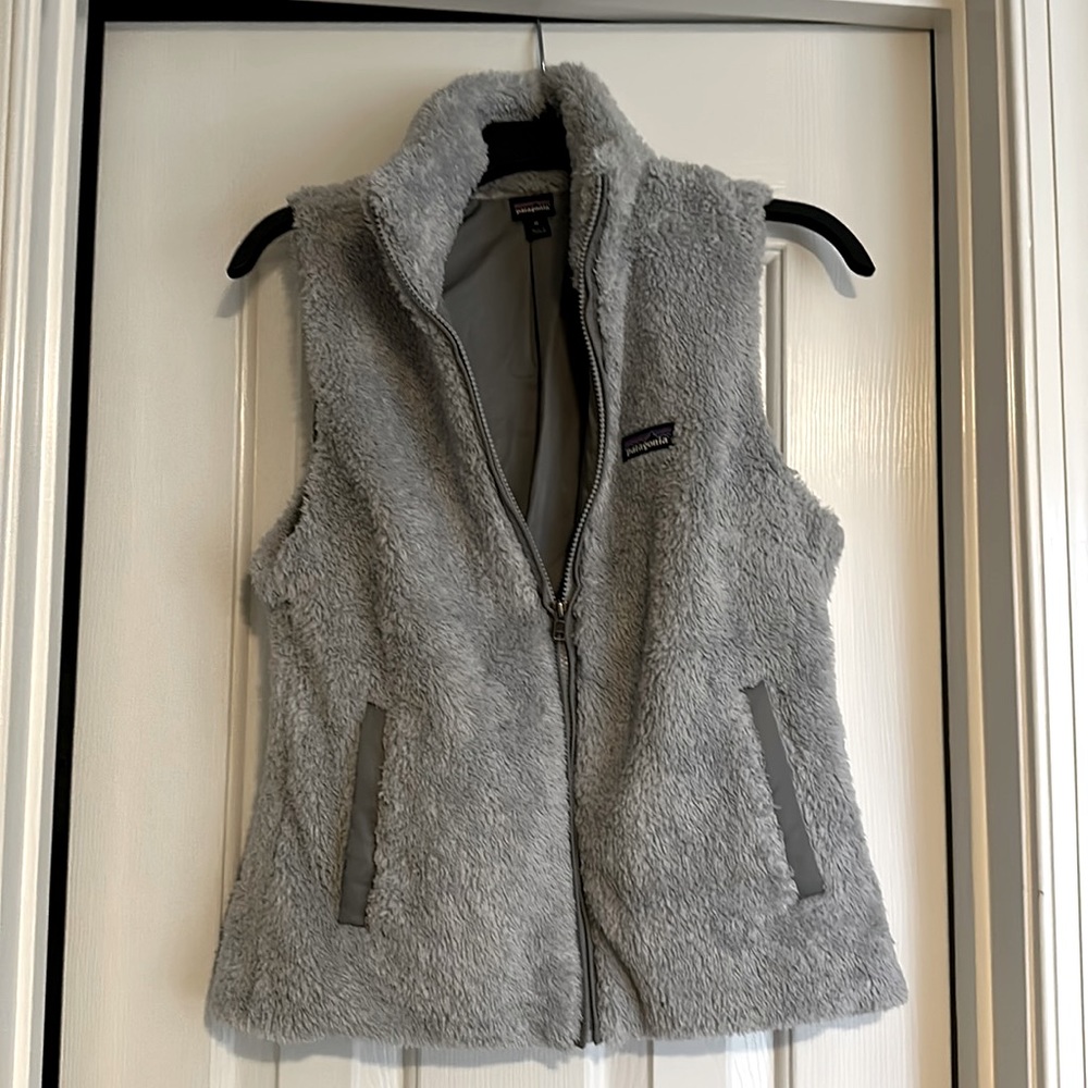Patagonia Los Gatos Fleece Vest in Salt Grey